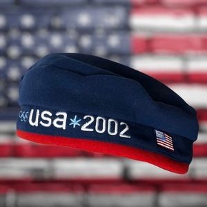Vintage Olympics Roots Official 2002 Team USA Beanie Hat